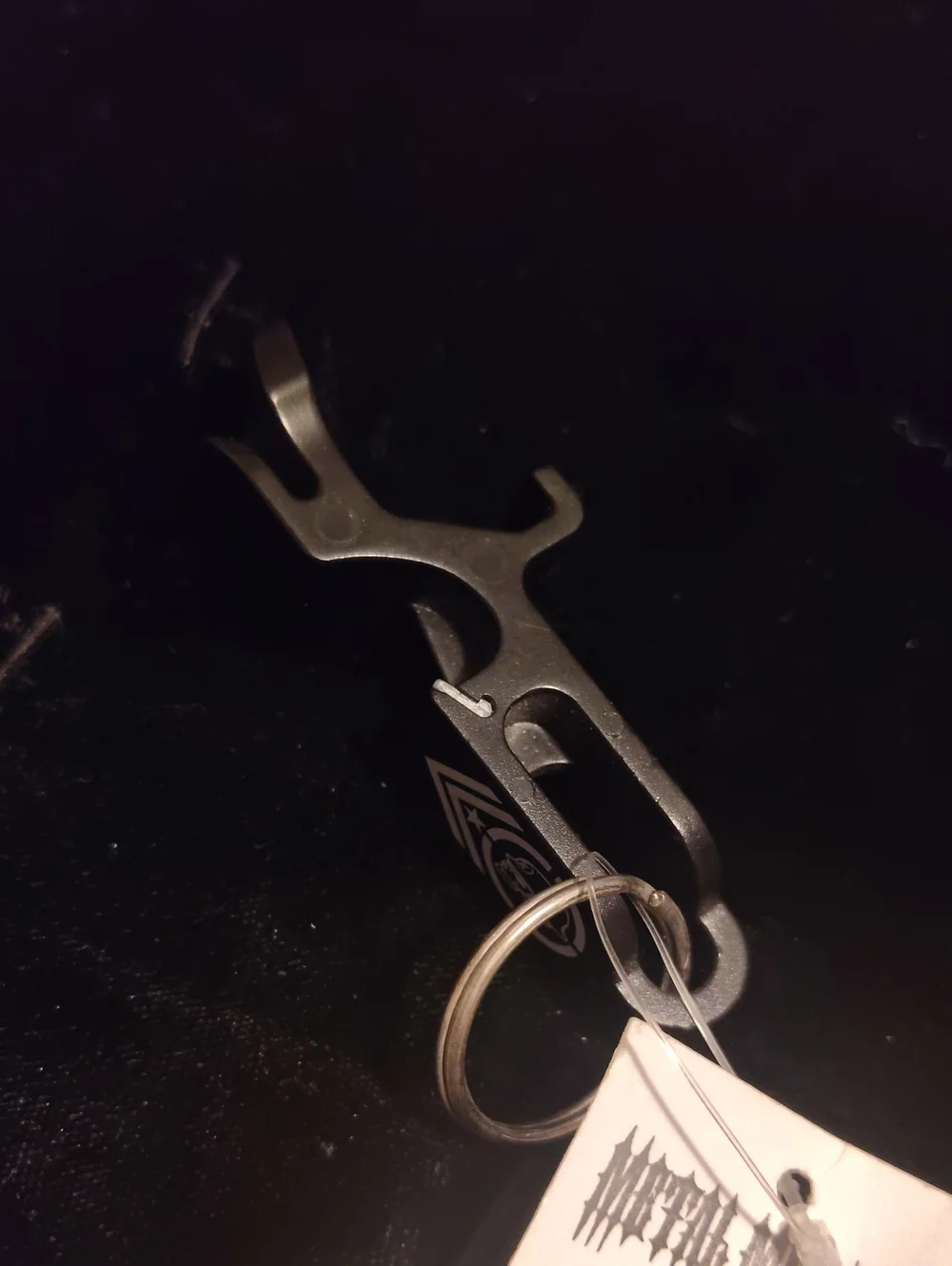 Black Shotgunner Keychain - Metal Mulisha